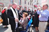 2011 Lourdes Pilgrimage - Archbishop Dolan with Malades (106/267)